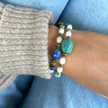 Bracelet Amazonite & Pierre de lune