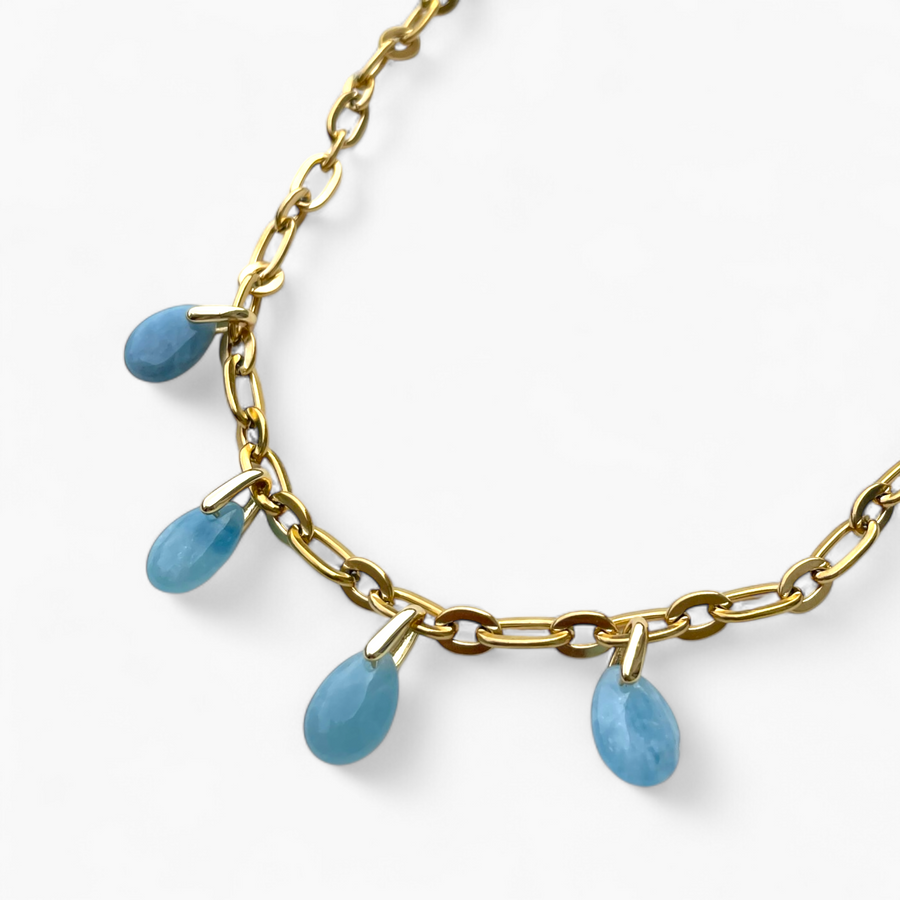 Collier Aigue Marine - Éclat