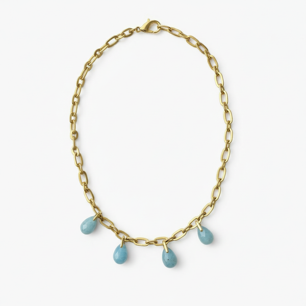 Collier Aigue Marine - Éclat