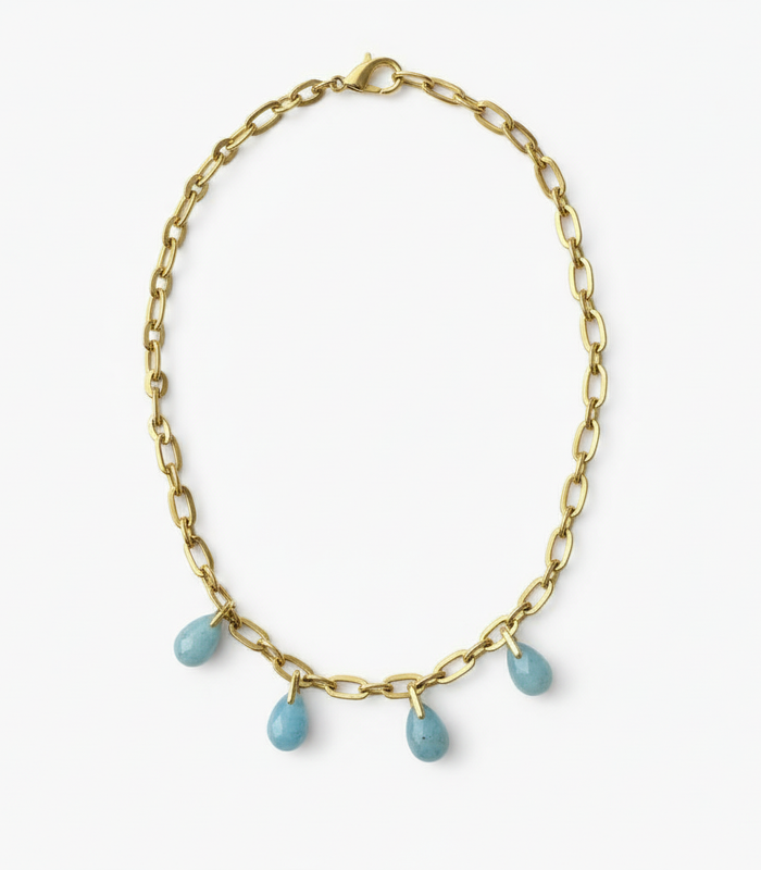 Collier Aigue Marine - Éclat