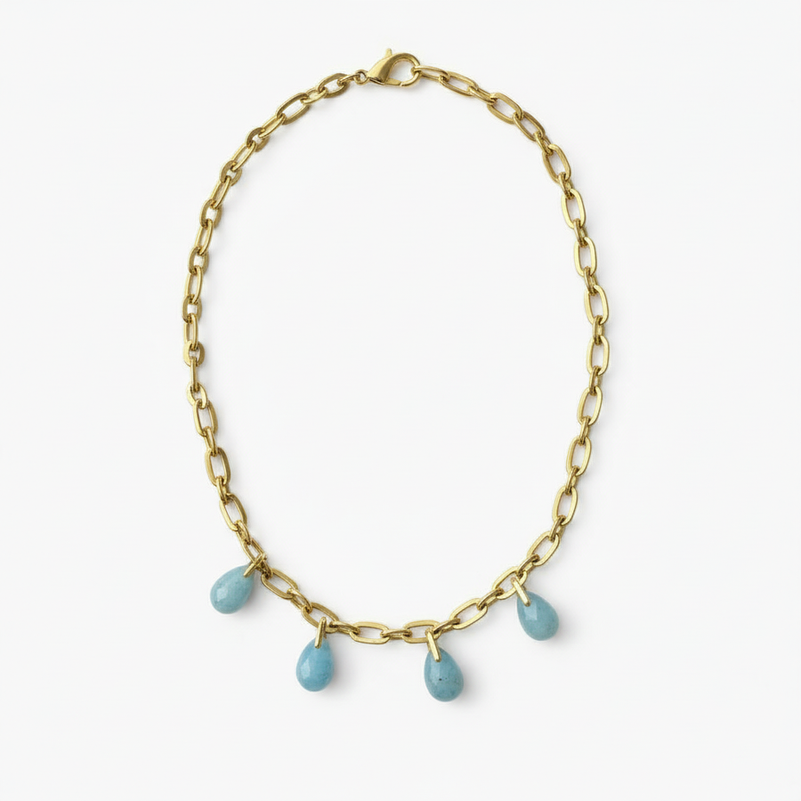 Collier Aigue Marine - Éclat