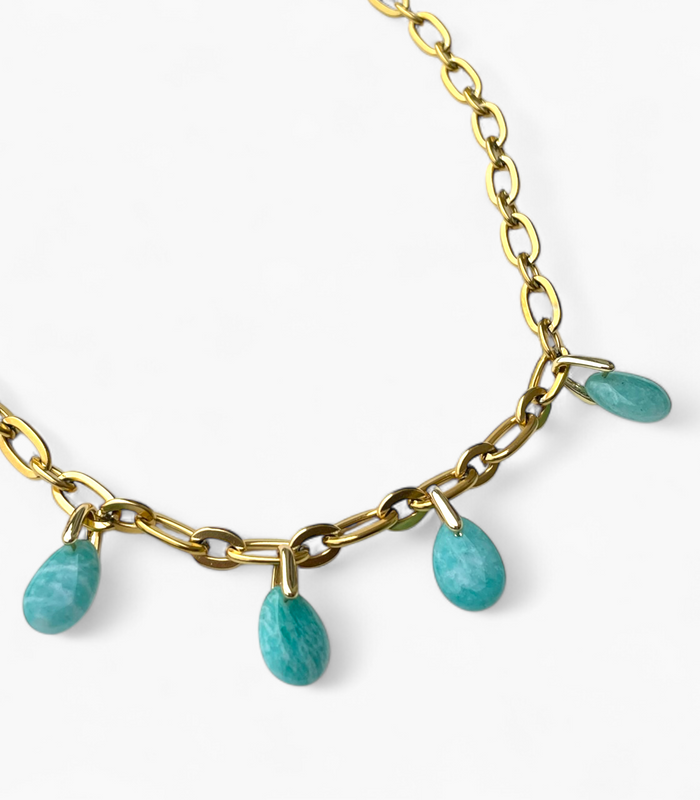 Collier Amazonite - Éclat