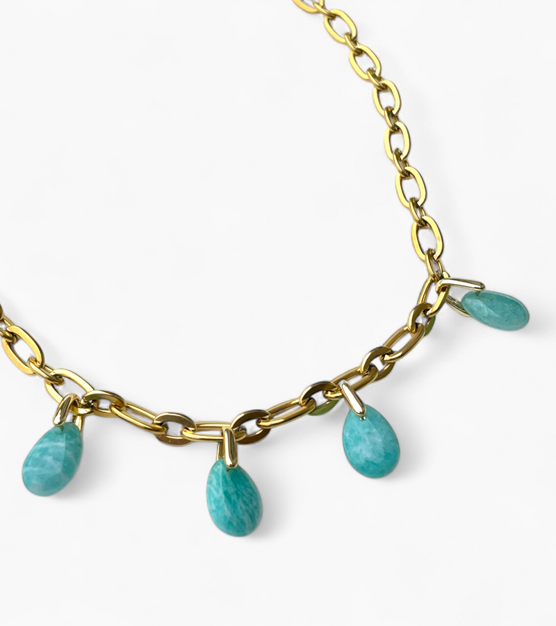 Collier Amazonite - Éclat