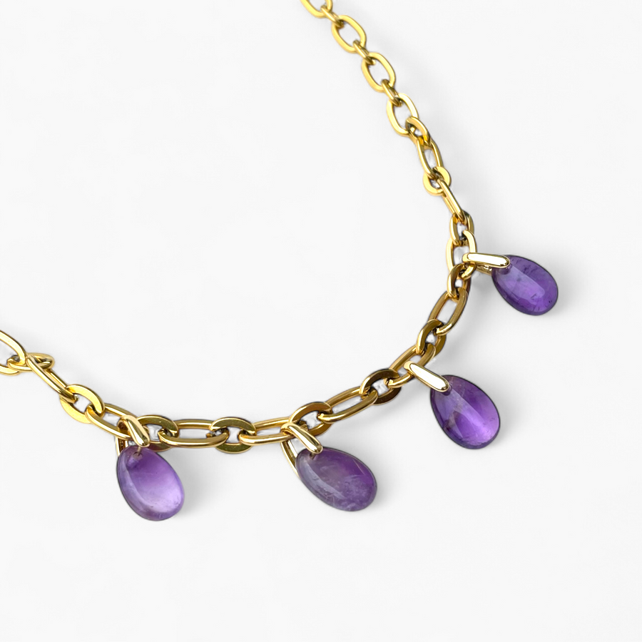 Collier Améthyste - Eclat