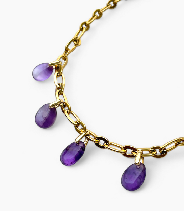 Collier Améthyste - Eclat