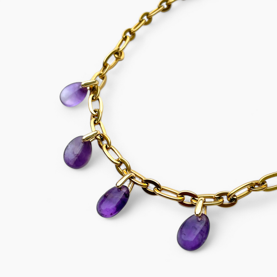 Collier Améthyste - Eclat