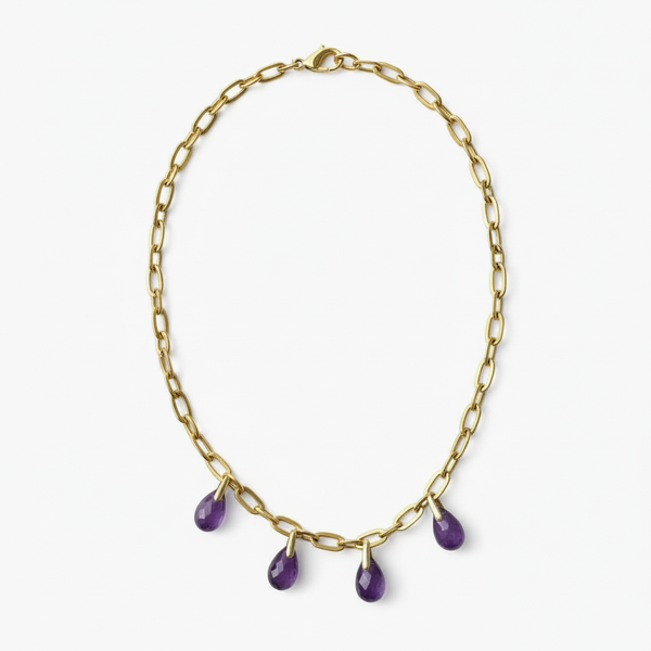 Collier Améthyste - Eclat
