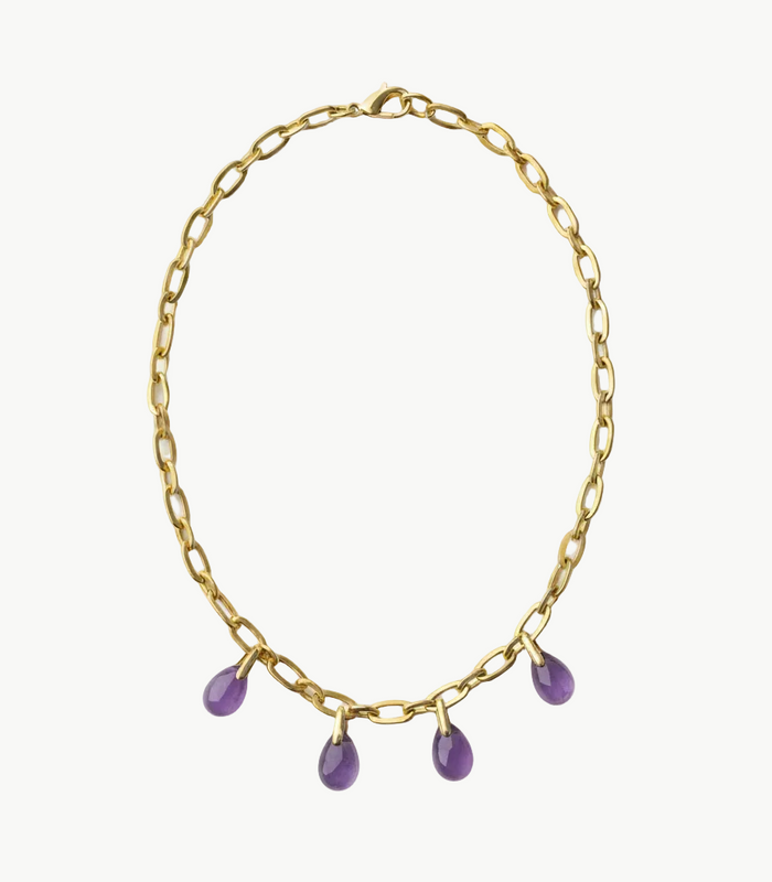 Collier Améthyste - Eclat