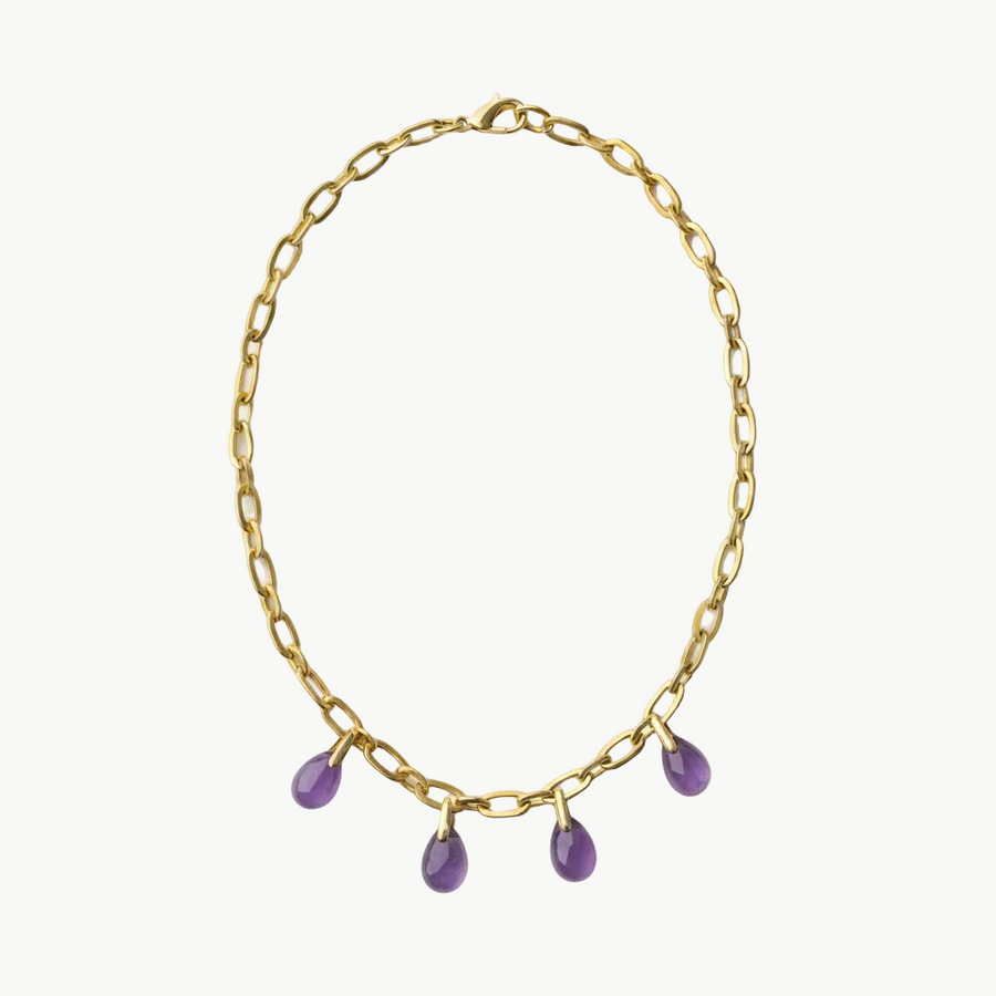 Collier Améthyste - Eclat