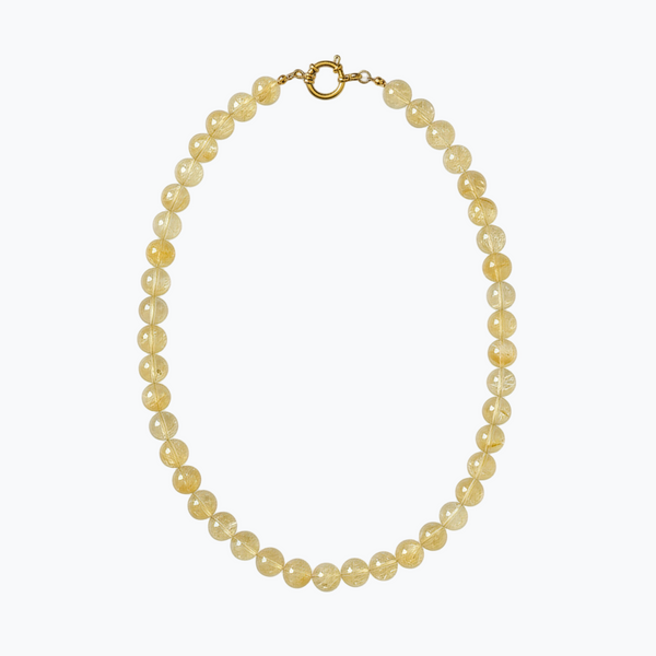 Collier Citrine Jaune