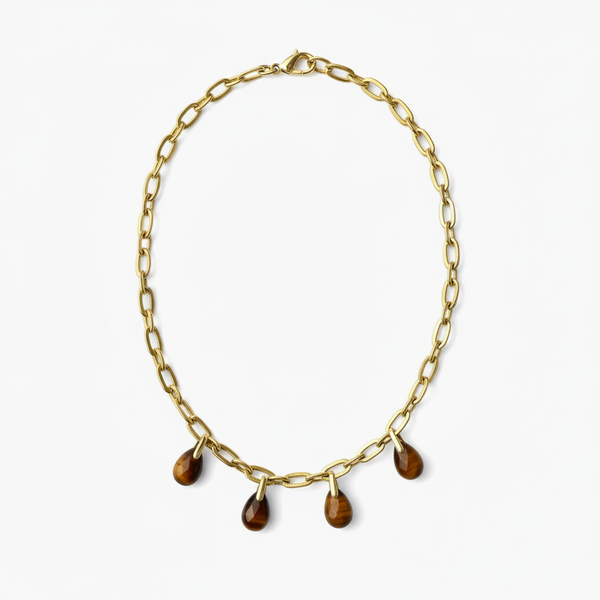 Collier Oeil de tigre - Éclat