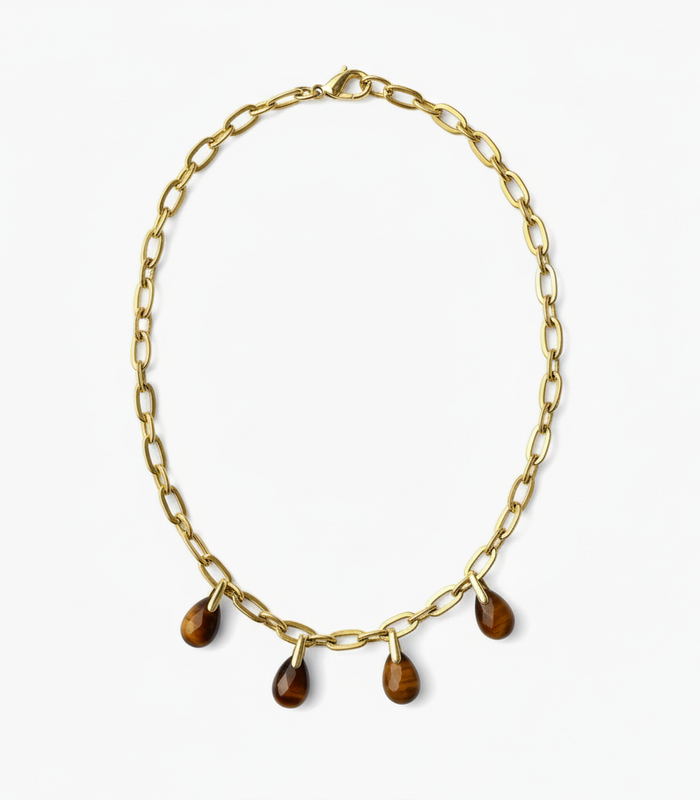 Collier Oeil de tigre - Éclat