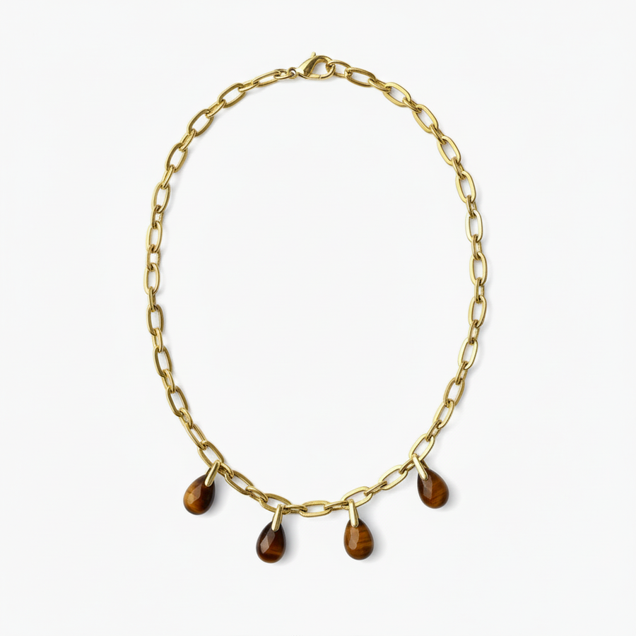 Collier Oeil de tigre - Éclat
