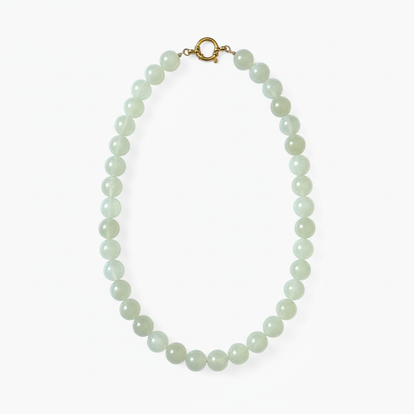 Collier Pierre de lune blanche