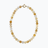 Collier Quartz Hématoïde Jaune