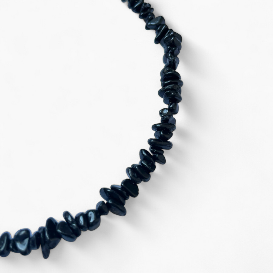 Collier tourmaline Noire