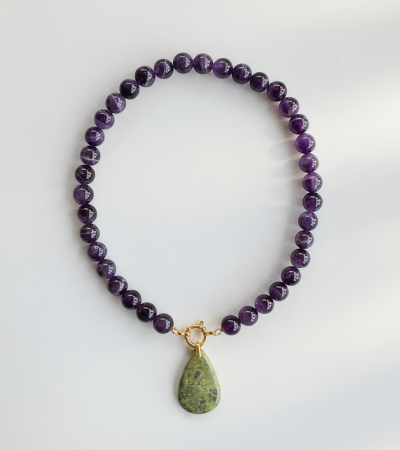Collier Améthyste & Atlantiste