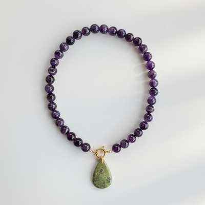 Collier Améthyste & Atlantiste