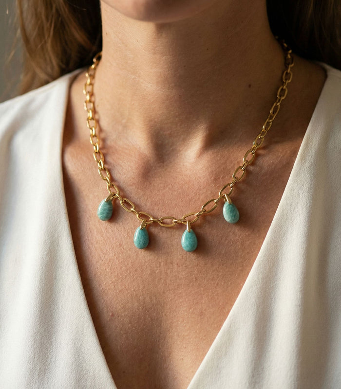 Collier Amazonite - Éclat