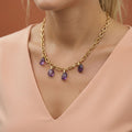 Collier Améthyste - Eclat