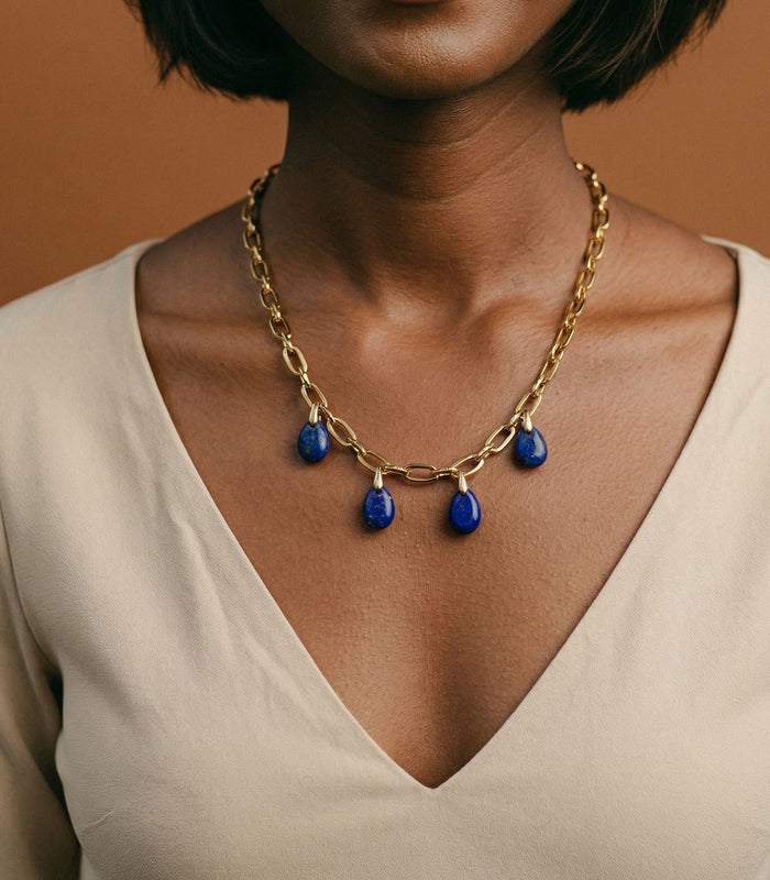 Collier Lapis Lazuli - Éclat