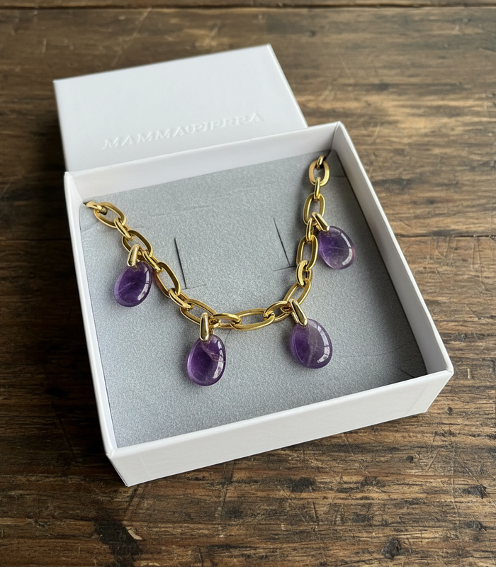 Collier Améthyste - Eclat