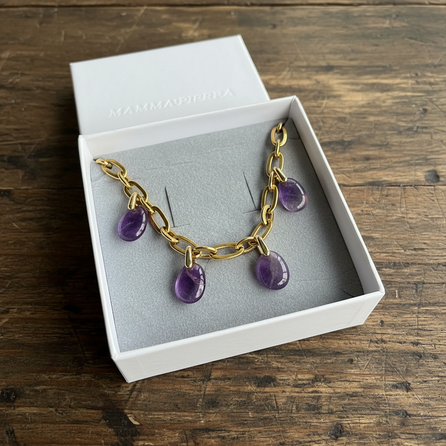 Collier Améthyste - Eclat