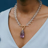 Collier Cristal de roche & Améthyste