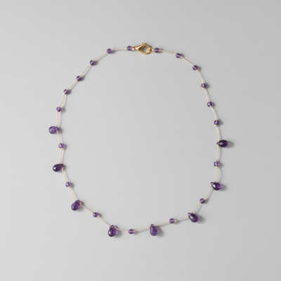 Collier goute Améthyste