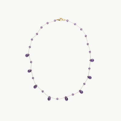 Collier goute Améthyste