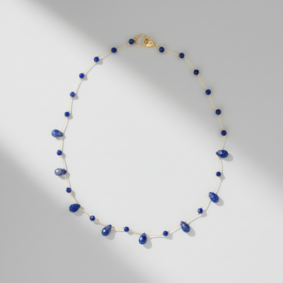 Collier goute Lapis Lazuli