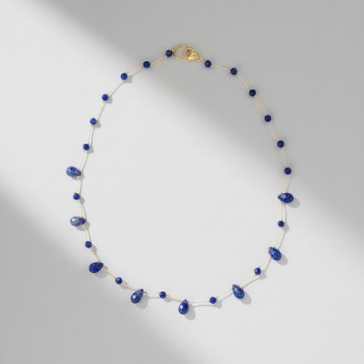 Collier goute Lapis Lazuli