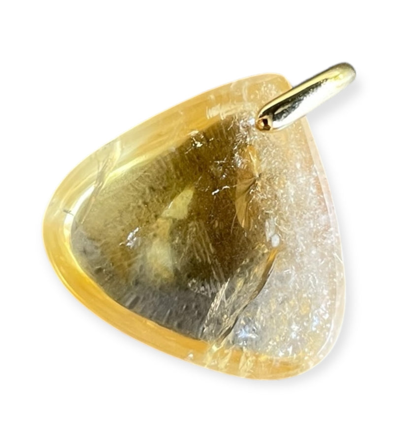Pendentif Citrine naturelle
