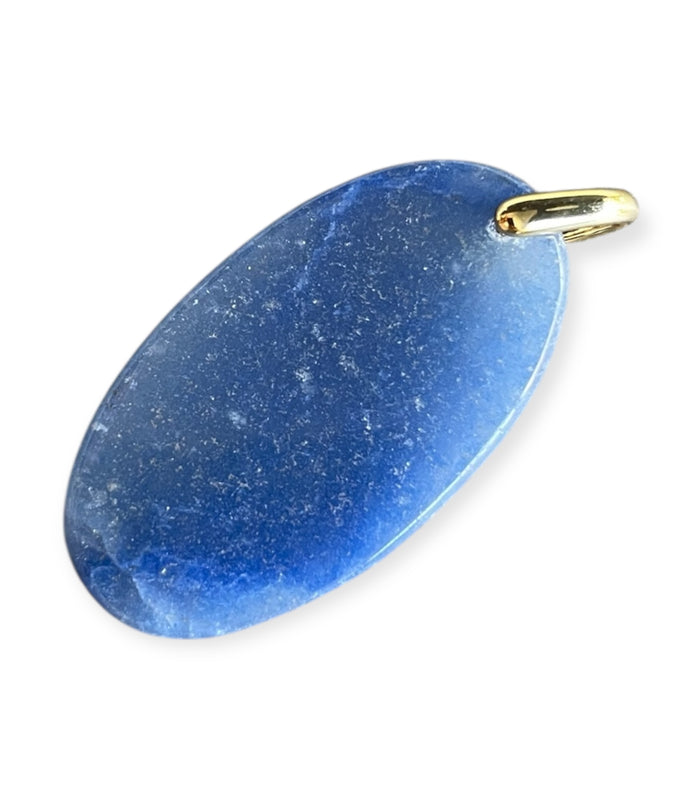 Pendentif Aventurine bleue