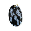 Pendentif Obsidienne flocon de neige