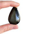 Pendentif Obsidienne dorée