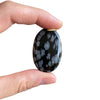 Pendentif Obsidienne flocon de neige