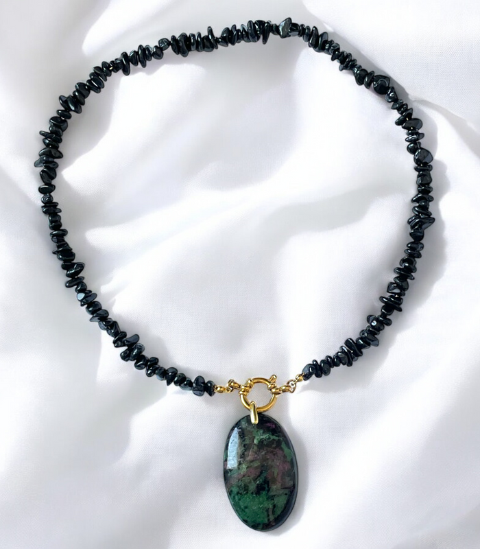 Pendentif Rubis Zoïsite