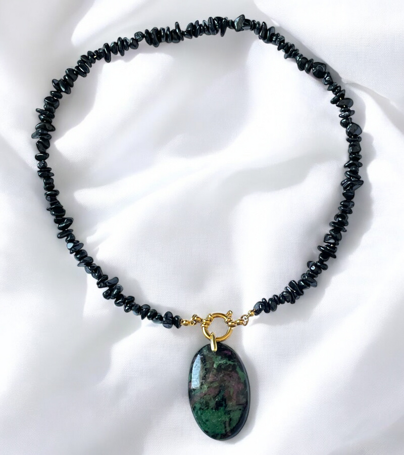 Pendentif Rubis Zoïsite