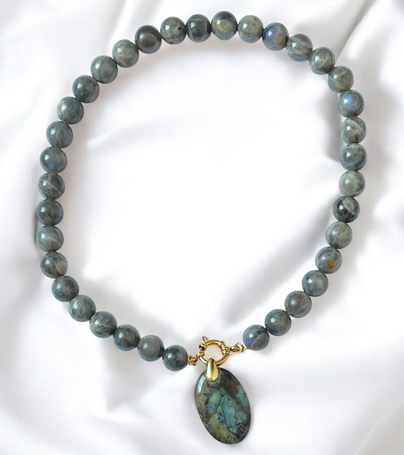 Pendentif Labradorite Multi couleur