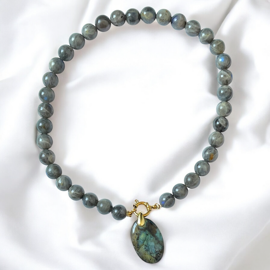 Pendentif Labradorite Multi couleur
