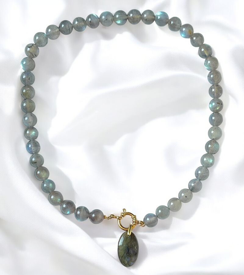 Pendentif Labradorite Multi couleur