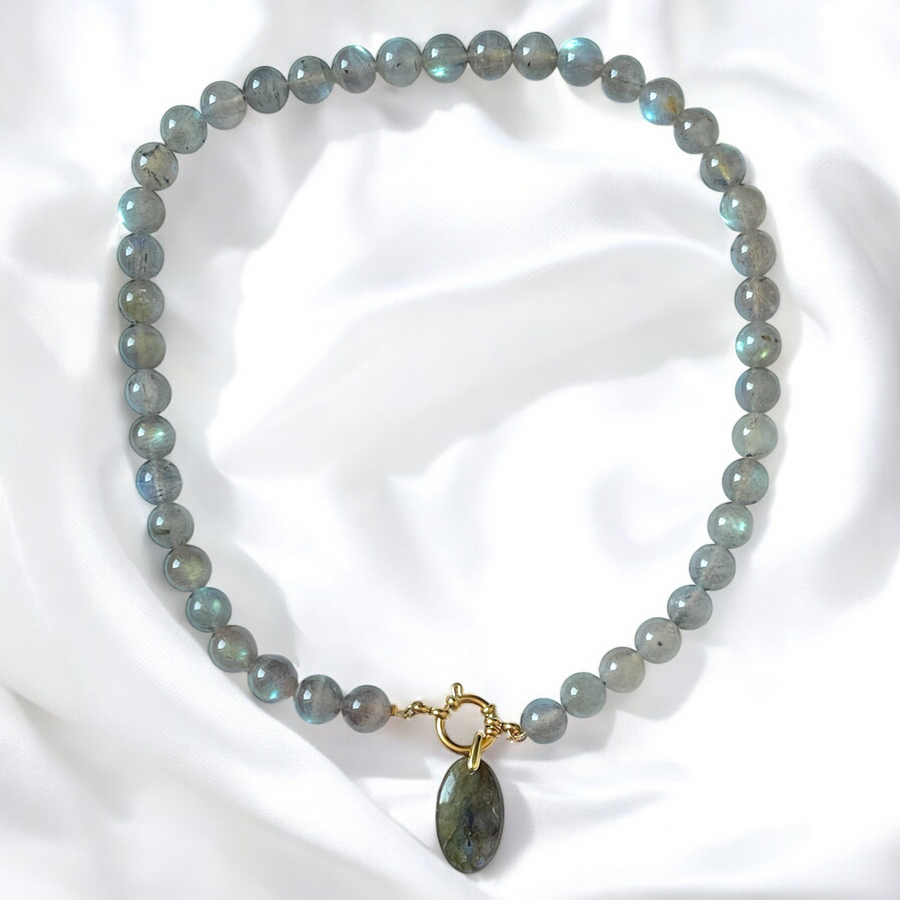 Pendentif Labradorite Multi couleur