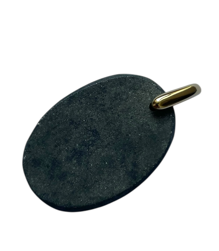Pendentif Pyrite Druzy