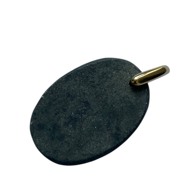 Pendentif Pyrite Druzy