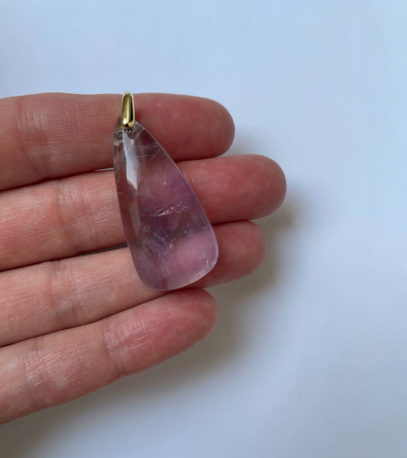 Pendentif Améthyste claire