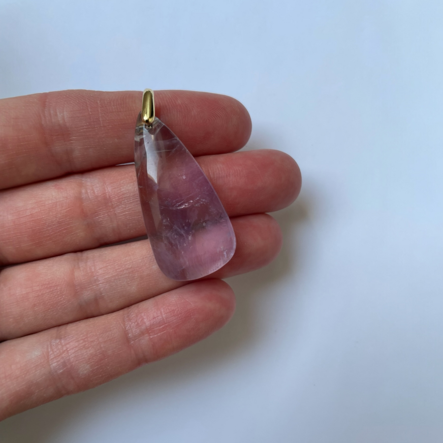 Pendentif Améthyste claire