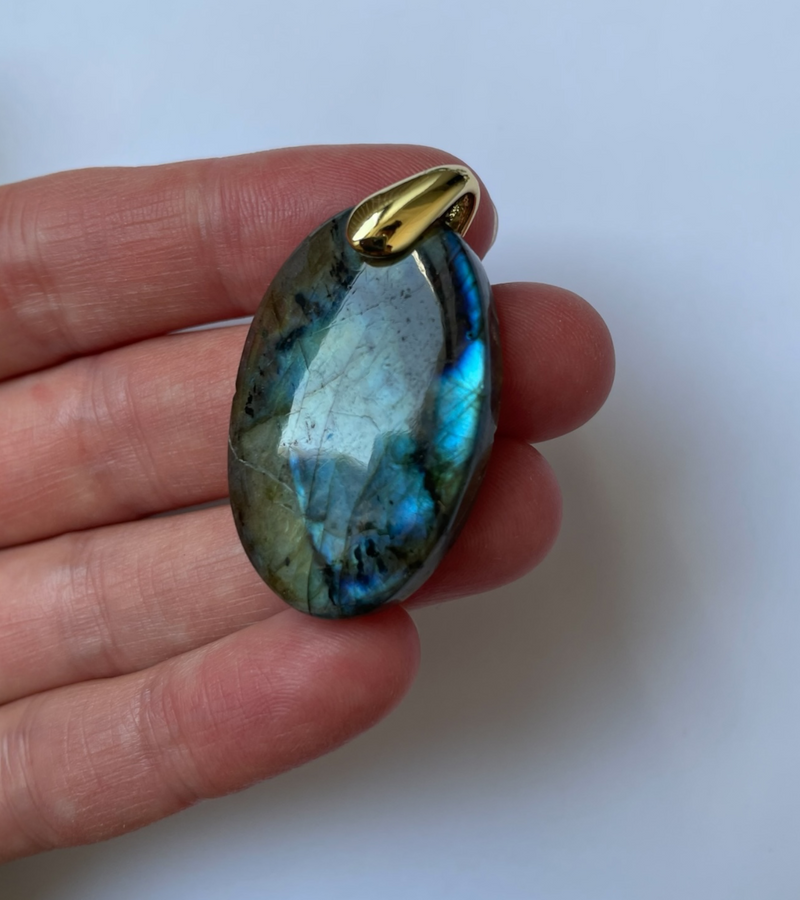 Pendentif Labradorite Multi couleur