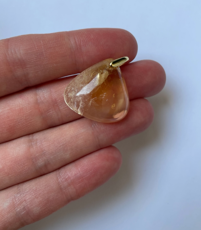 Pendentif Citrine naturelle