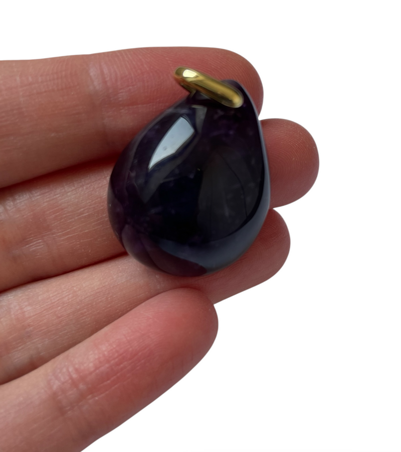 Pendentif Améthyste foncé